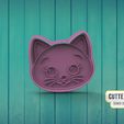 mei-li-1.jpg Fichier STL Mei Li Plim Plim Cookie Cutter M1 Kitty Cat・Design pour imprimante 3D à télécharger