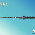 Folie16.jpg Master Sword - Zelda Tears of the Kingdom - Complete Set - Life Size
