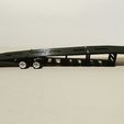 IMG_20230807_223826.jpg 1/64 Scale Greenlight Matchbox Hotwheels 3 CAR TRANSPORT Gooseneck Trailer Truck Transport