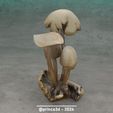 escaner3d-3d-setas-madera-2.jpg 3D Scanner Wooden Mushroom Figure / Asset Wooden Mushroom Figure