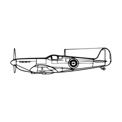 Spitfire-Mk.-II.png STL file Spitfire Mk. II・3D printing design to download