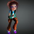 020.jpg GIRL KID DOWNLOAD CHILD 3D Model - Obj - FbX - 3d PRINTING - 3D PROJECT - GAME READY