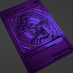 untitled.50png.png STL file Dark Magician Card・Design to download and 3D print, Wsonuchiha3D