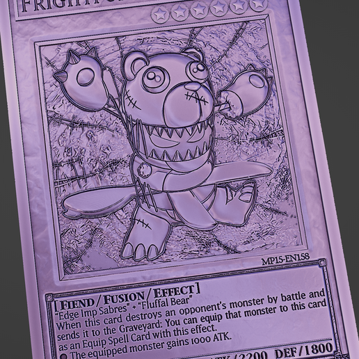 Frightfur Bear - yugioh STL File for 3D printingCults