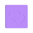 LOV000001CO1S - WOVEN HEARTS COASTER.stl Woven Hearts - Square Coasters with holder