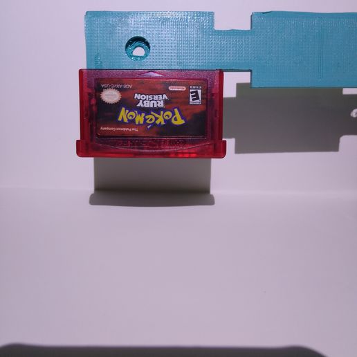 Gameboy Game Cartridge Wall Mount 3D model
