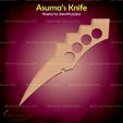 3.jpg Asuma Knife from Naruto Shippuden - Fan Art for cosplay 3D print model