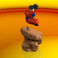 gg0036.png DragonballZ - Goku 3d Printable Bust