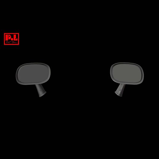 Chevrolet Camaro Z28 side mirrors 3D model