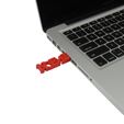 _DSC7634.JPG Free STL file Personalised 3D printed usb flash drive with key ring・3D printing idea to download