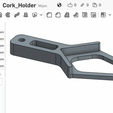 OnshapeScreenShot.png Customizable(in Onshape): Cork / Insulation Holder for Heated Bed