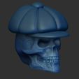 Shop1.jpg Skull with Irish cap, hollow inside, closed eyes