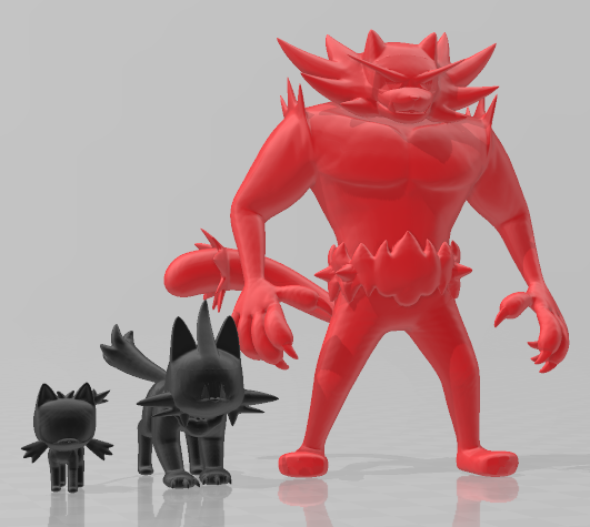 Download STL file litten, torracat, incineroar • 3D printing design • Cults