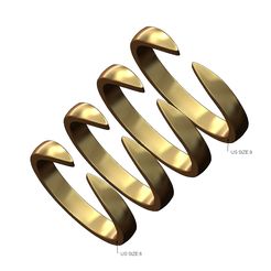 Thin-3mm-claw-band-size6TO9-00.jpg STL file Thin claw fashion band US sizes 6to9 3D print model・Model to download and 3D print
