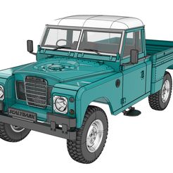 tg.jpg 3MF file land Rover Series 3 High capacity for 1:10 RC chassis・3D printer model to download, Scalybark