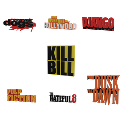 bitmap.png 3D MULTICOLOR LOGO/SIGN - Tarantino Film Titles Pack