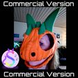 ae sD Version Commercial Version Pumpkin dragon skull mask *commercial version*