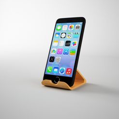 Iphone_2.jpg Descargar archivo STL gratis Soporte Iphone・Modelo para la impresora 3D