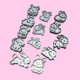 4.png Easter Fluffy Bunny Cookies Cutters Set