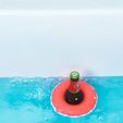 IMG_20250610_142524.jpg Pool Floaty for Drinks ☀️🏖️, This Summer Must-Have 🍹🌊, Floating Donut for Beer and Cans 🍺