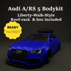 cover.png 3D-Datei Audi 5 Liberty Walk - Style Bodykit・3D-druckbare Vorlage zum herunterladen