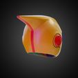 GoGoHelmetBack34Right.jpg Big Hero 6 GoGo Tamago Helmet for Cosplay