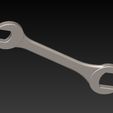 Spanner1.jpg Versatile Spanner 3D Model for 3D Printing, Laser Cutting, and CNC