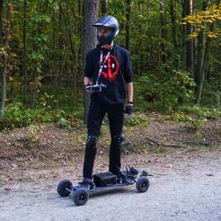 IMG_20201022_103616 (11).jpg STL-Datei Electric Mountainboard Motor and Vesc Mount kostenlos・3D-Druck-Vorlage zum herunterladen