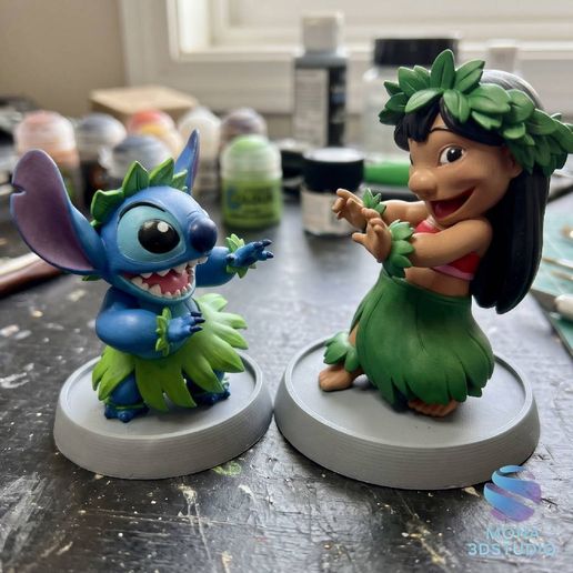 Lilo and Stitch Hula - 3D Printable  Set STL