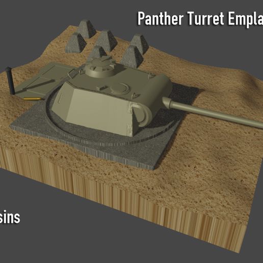 ee sacs Eval Et CT Dragons Tooth aT) STIG ai esr: WCET Panther Turret Emplacement in 1/72 Установка турели "Пантеры