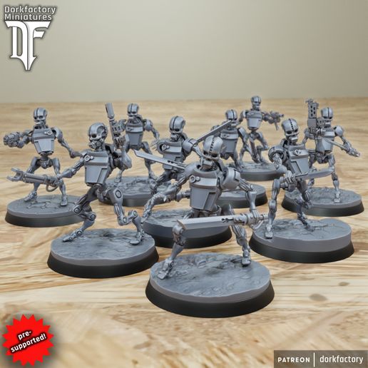 Android Agents - 3D model önizlemesi