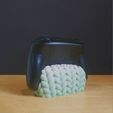 switch-3d-print-controller-stand-38.jpg Textured Controller Stand 4 Pack Bundle || Knitted Pattern || PS4, PS5, XBOX, and Switch