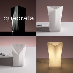 quadrata_all-copy.jpg QUADRATO DESK LAMP - NO SUPPORTS - 1.0MM NOZZLE - FAST PRINT