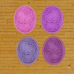 5.png STL-Datei COOKIE CUTTER Kätzchen Charakter・Modell zum Herunterladen und 3D-Drucken