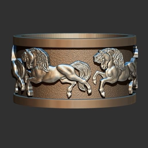 Anillo de Caballito. Horse carousel 3D model