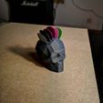 IMG_20181227_020410.square.jpg Guitar Pick Holder - Low Poly Skull remix