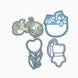 dfdfddfdffdf.png Cutters Mesh Coconut Heart Bicycle Mom Mom Mother's Day Mothers Day COokies Cookies