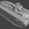 TOG-I_Mesh-right-view.jpg TOG-I 1940 WWII British Heavy Tank Prototype - 1:56 scale / Bolt Action / historical war games