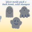Ghost1IMG.jpg GHOST MOLDS PACK 1: BATH BOMB, SOLID SHAMPOO