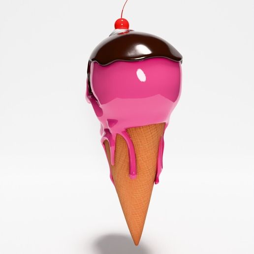 0010.jpg Skull Sundae Ice Cream Pop Pop Surrealism toy