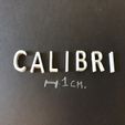 IMG_7295.jpg CALIBRI font uppercase 3D letters STL file