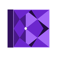 Cube_SpikeySolid_A.stl Non-Flexible Spiky Stellated Rhombic Dodecahedron Half, Cube Dissection, Rectangular Prism