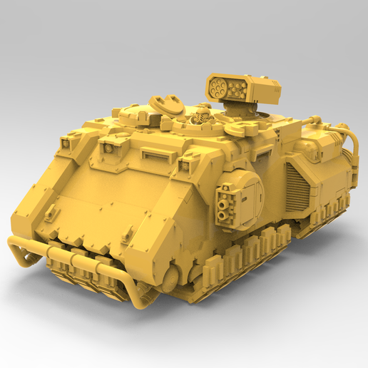 Prime Jarhead Hover Transport (Resin Ready Remix) 3D model