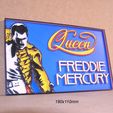 freddie-mercury-queen-grupo-rock-cantante-musica.jpg Ferddie, Mercury, singer, soloist, band, Queen, poster, sign, sign, logo, print3d, collection