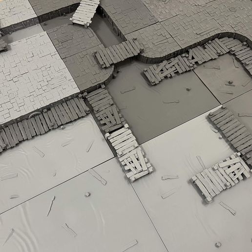 Ciudad Mordheim modular Puerto