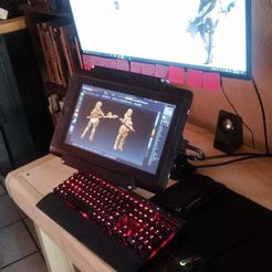 20170405_120712.jpg DWG-Datei Cintiq 13 HD VESA adapter kostenlos・Vorlage für den 3D-Druck zum herunterladen