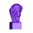 800K bust on a stand.stl Descargar archivo OBJ Busto de bisonte • Objeto imprimible en 3D, guninnik81