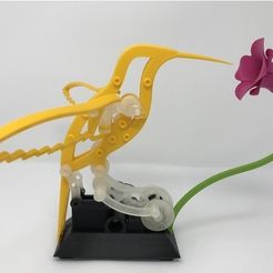 9314c96080b530ea72e2abdefffd1acd_preview_featured.jpg Free STL file Hummingbird・3D print design to download