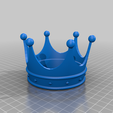 Crown_FlatBottom.png Free STL file Crown - flat bottom (3D print optimized)・3D print model to download
