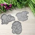 dumbo.jpg Dumbo Cookie Cutter set of 3